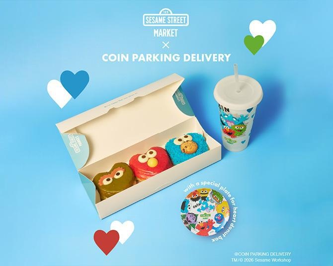 「セサミストリートマーケット」が気鋭のアーティスト「COIN PARKING DELIVERY」を迎えカフェメニューでコラボ！