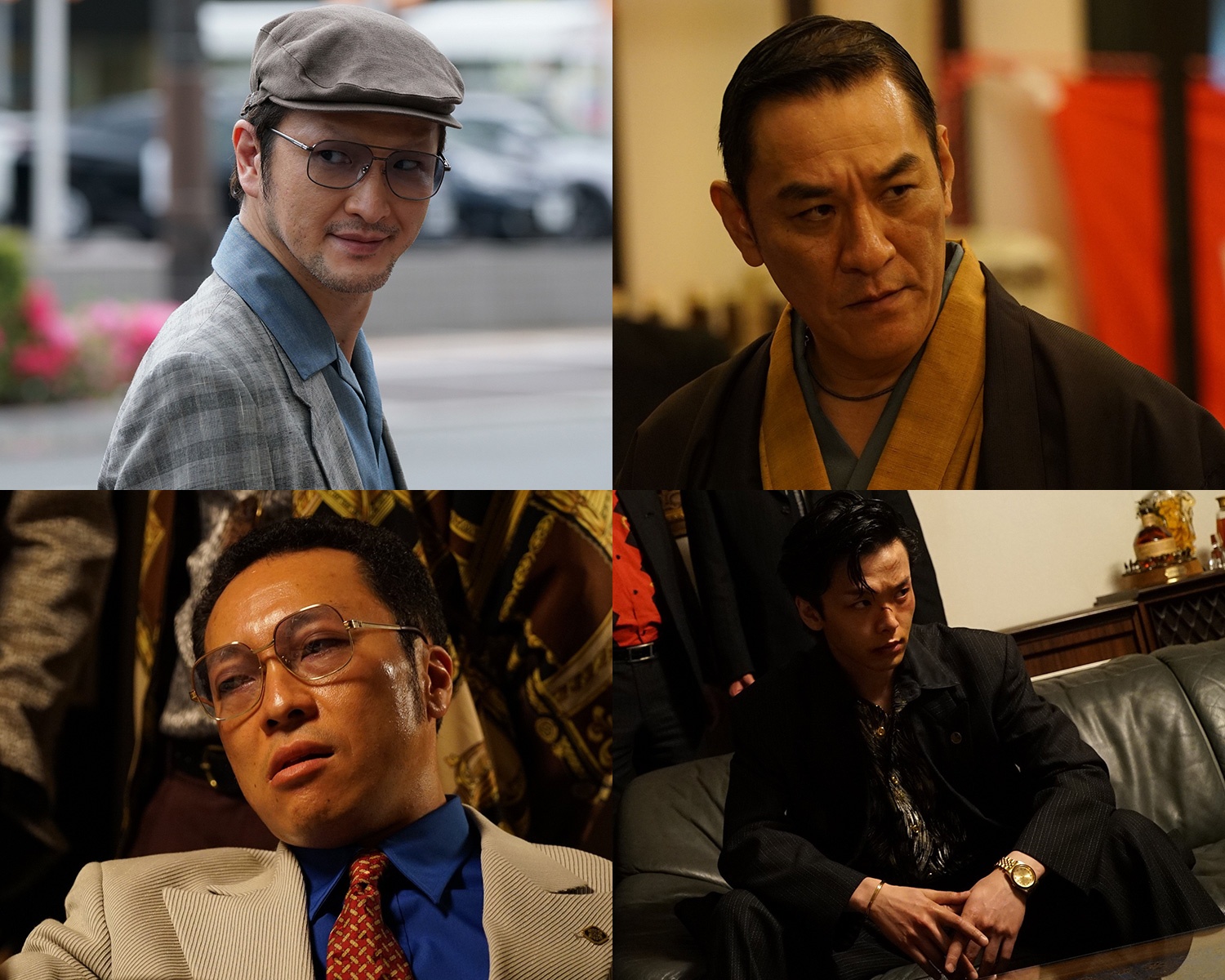 個性派俳優たちが、男たちの生き様を体現した