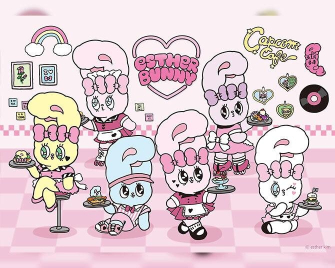 カプコンカフェ池袋・梅田に“エスターバニー”が登場！全12品のコラボメニューが8月28日から展開