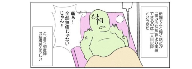 痛みの抑制をより実感できるのは2人目以降!?誰にでも効果的な訳ではない「無痛分娩」の真実／なかじょんさん傑作選