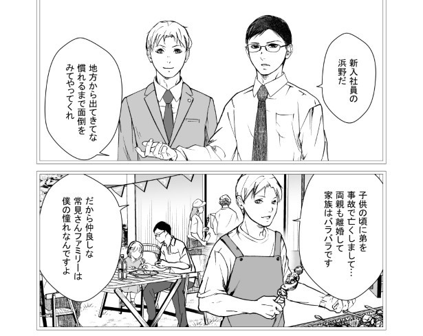 犯人を予想する漫画「仮門」P168