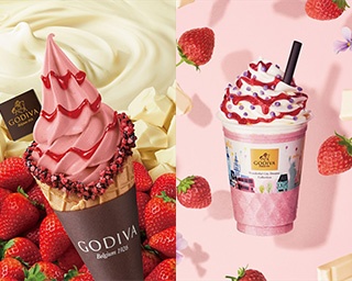 春夏限定！ゴディバのショコリキサーとソフトクリームにストロベリー登場