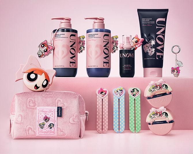 パワーパフ ガールズ×韓国の人気ヘアケアブランド「UNOVE」が初コラボ！かわいすぎる限定コレクション発売