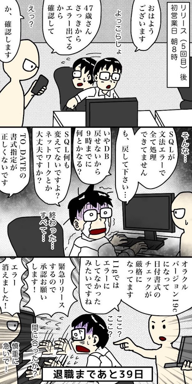 「100日後に退職する47歳」61日目