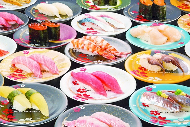 総メニュー数120種！480円以下のメニューが食べ放題だ/にぎりの徳兵衛 豊田拳母店