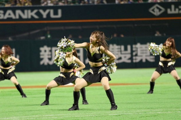 試合中のハニーズの様子
