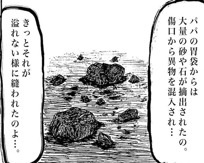 視点を変えるだけでここまで怖い？「パパを殺したのは赤い頭巾をかぶった人間」赤ずきんを狙う残された家族の正当な恨み