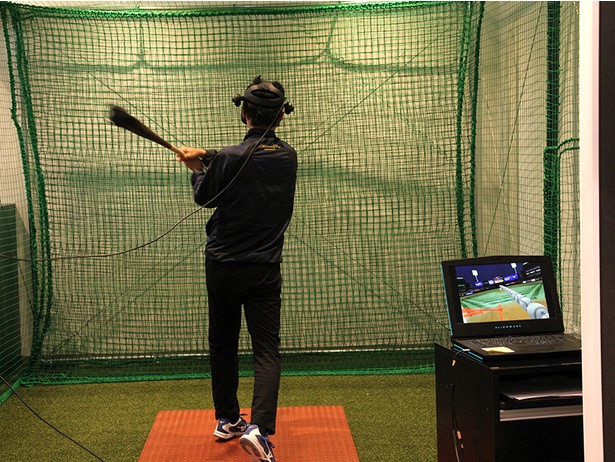 野球VR体験ブース「バーチャル・ボールパーク」