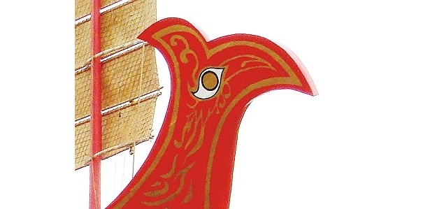 【写真】帆先には“鳳凰の目”も！デザインの美しさも魅力