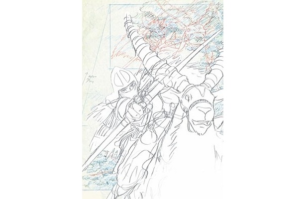 【画像】もののけ姫・アシタカ。画面が縦方向に動くため、レイアウトも縦長に描かれている