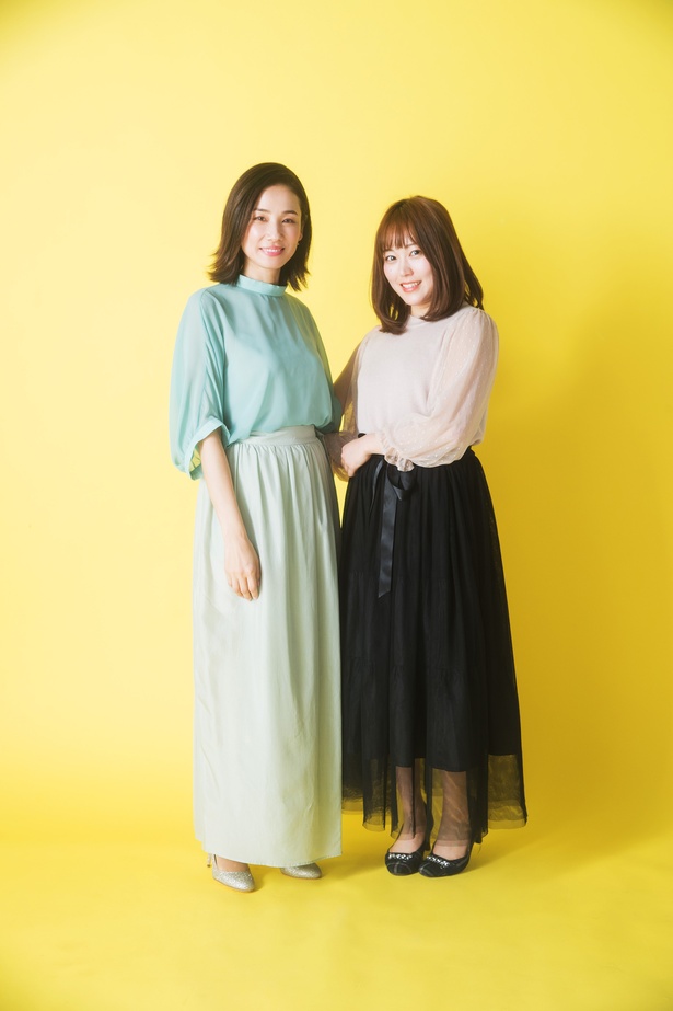 5/11(金)公開の映画「ラブ×ドック」で主演を務める吉田羊と、若手女優・兵藤美帆の2ショット