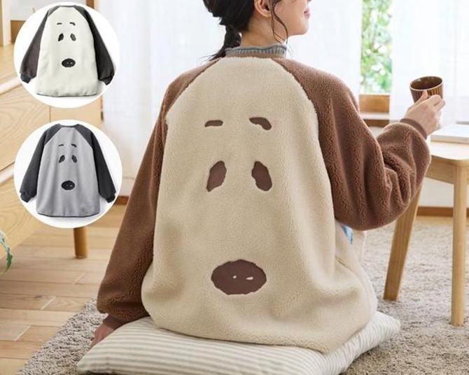 スヌーピーデザインのはんてんと裏ボアルームパンツが「ベルメゾン」から登場！部屋着にプラスしてポカポカに