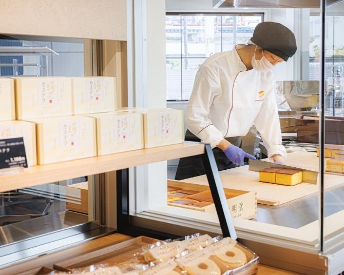 ライブキッチンやここでしか買えないカステラも！文明堂 名古屋カステラ工房がリニューアル