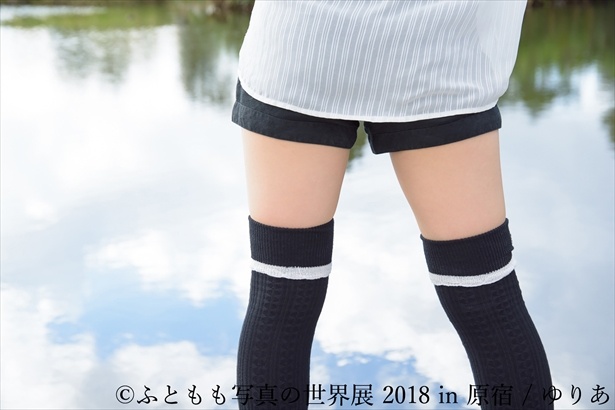 水辺×ふともも