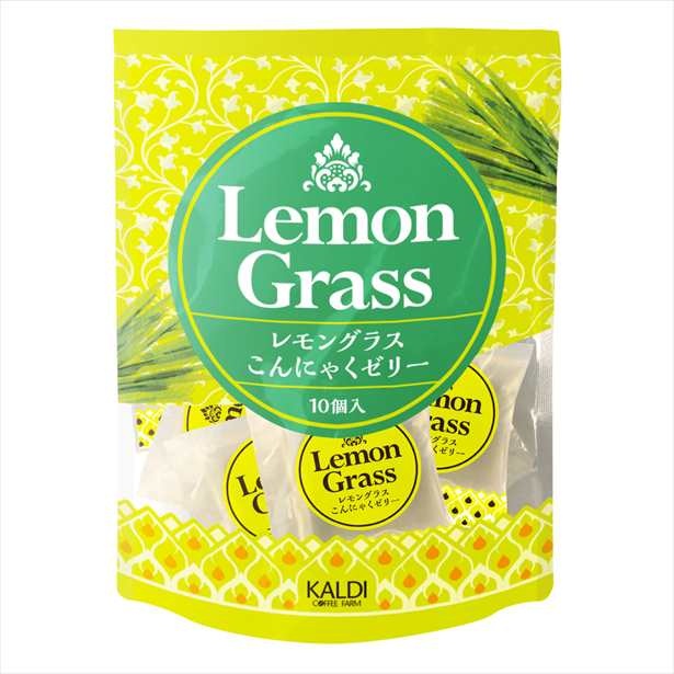 “レモングラス”を使ったこんにゃくゼリー