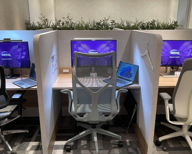 HAKADORU渋谷宮益坂店に特別仕様の「BenQ ワークスペース」が期間限定で登場中！豪華製品が当たるキャンペーンも