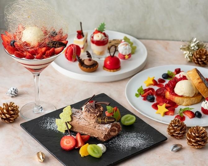 新宿・小田急ホテルでクリスマスフェア！“雪降るクリスマスパフェ”など4種のスイーツや限定アフタヌーンティーが登場