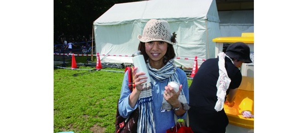 川崎から友人と来た女性。アートイベントやクラフトマーケットが好きでよく足を運ぶそう