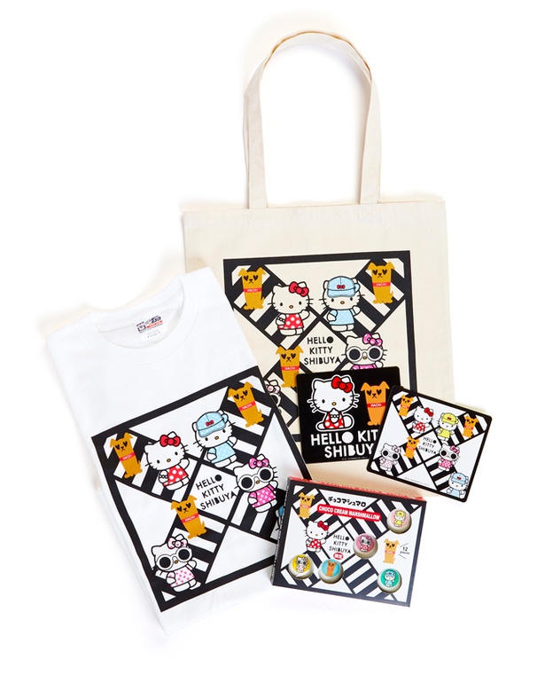 Hello Kitty Japan渋谷店でしか買えない「ハチ KITTY デザイングッズ」