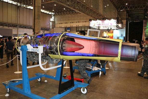 航空自衛隊のエリアのターボエンジン「F3-IHI-30」