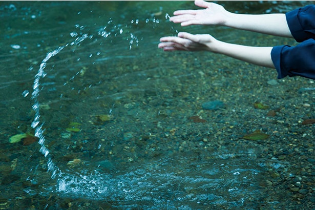 ひんやりと気持ちいい清流。キャンプも楽しめる