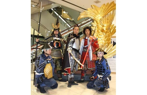 オープニングイベントでの「名古屋おもてなし武将隊」