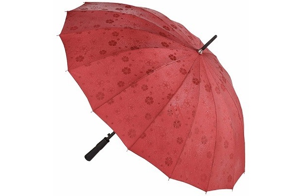 濡れると傘に花が咲く！“西行桜”モチーフのエレガント傘が人気