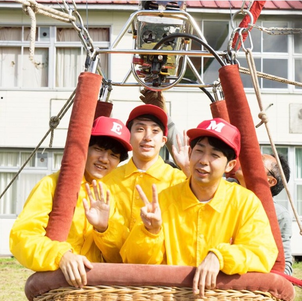 2012年結成の3人組ラップグループ「Enjoy Music Club」。NHK Eテレの子ども番組「シャキーン！」やテレビ東京系「モヤモヤさまぁ～ず2」、日本テレビ系深夜ドラマ「住住」に楽曲提供している