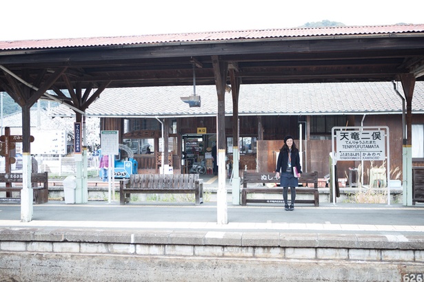 レトロな雰囲気が人気の天竜浜名湖鉄道 天竜二俣駅