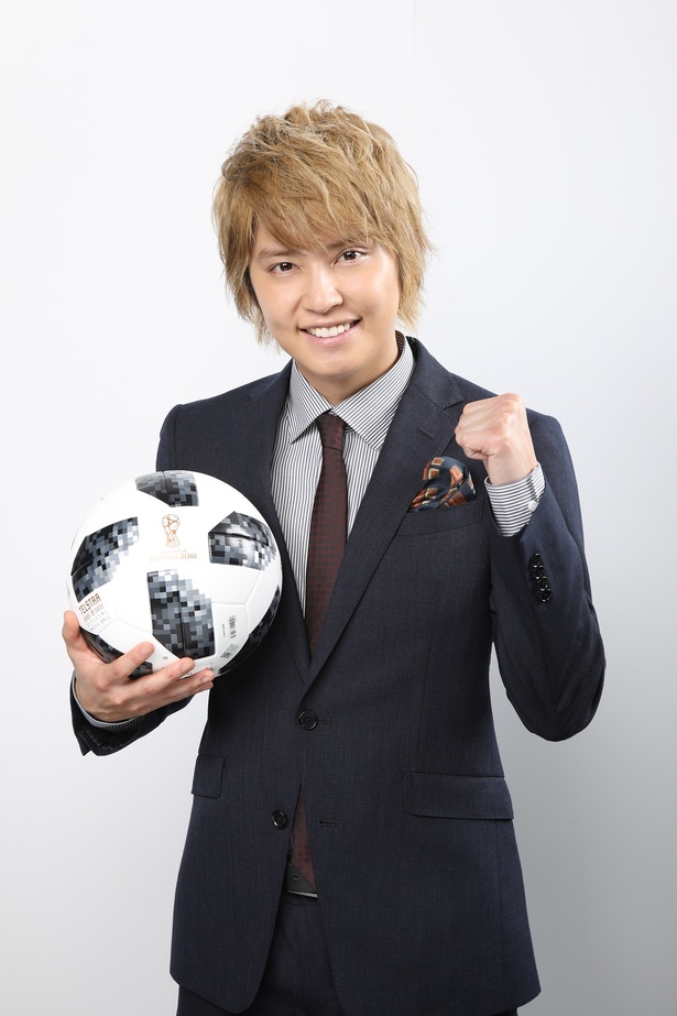 FIFAワールドカップ ロシア大会の日本テレビ系メインキャスターを務める手越祐也