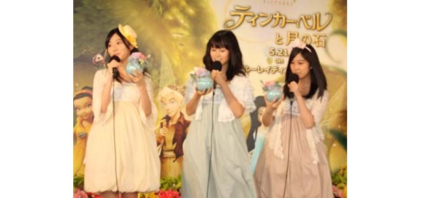 『ティンカー・ベルと月の石』の発売記念イベントの様子