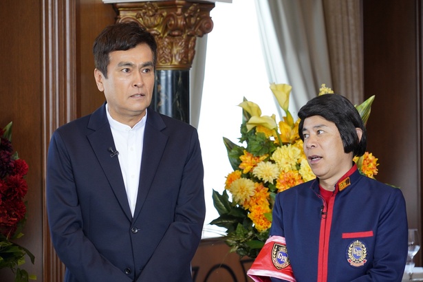 【写真を見る】岡村隆史の発言に、顔が硬直する石原良純