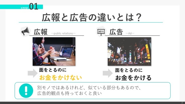 セミナー資料作成の例
