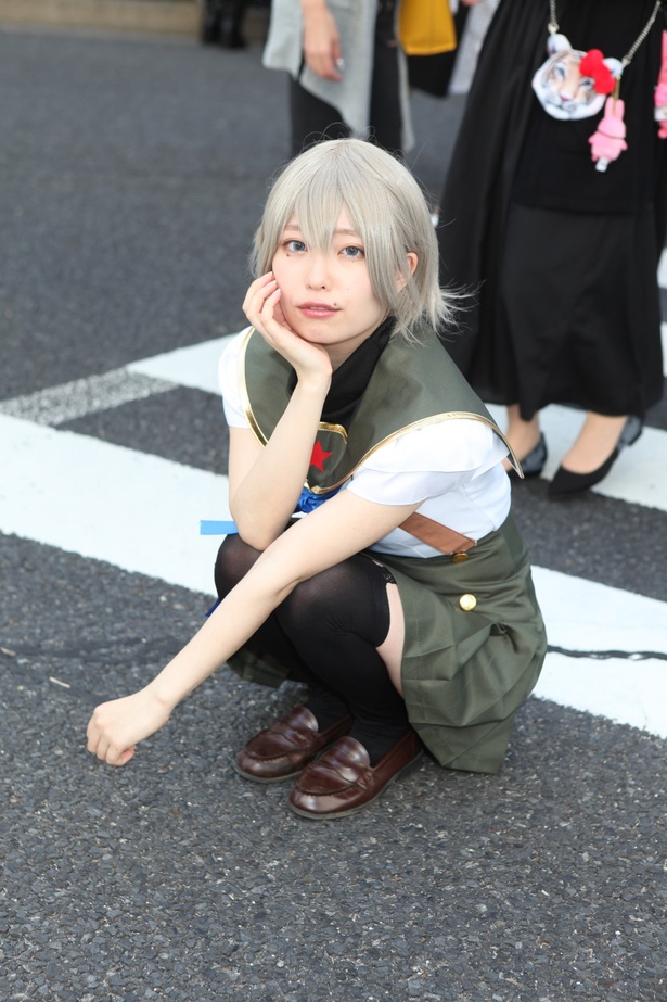 「がっこうぐらし！」の直樹美紀に扮したうっかりパンツさん