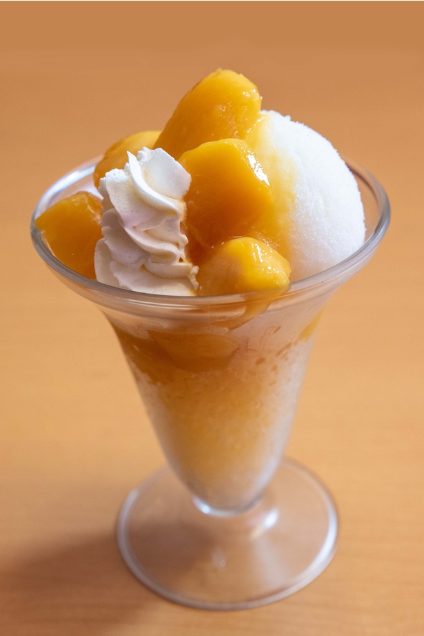 練乳かき氷マンゴー(税抜280円)