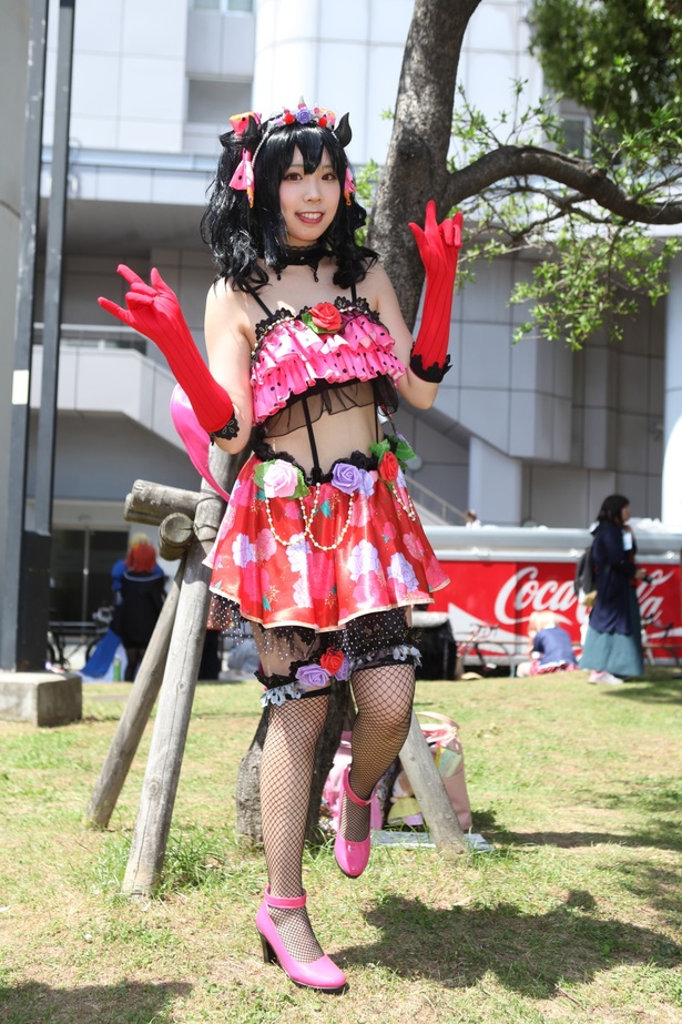 「ラブライブ！」の矢澤にこ(小悪魔Ver.)に扮した夢桜さん