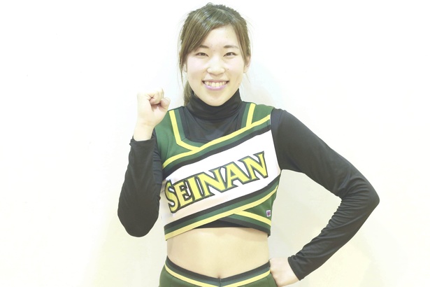 小山若菜さん　チアの魅力は「笑顔が絶えない！！」
