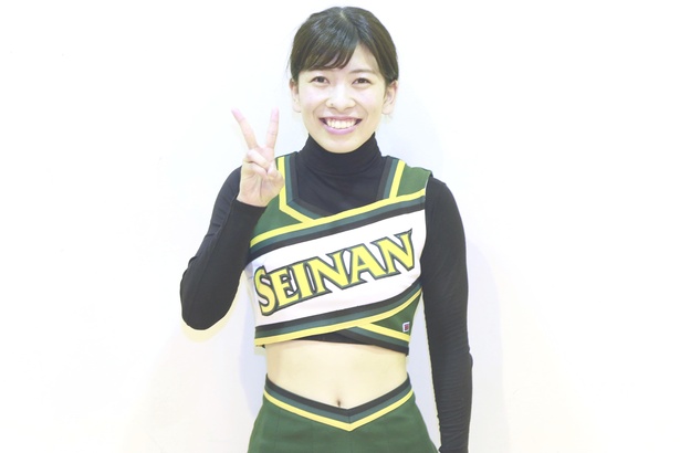 園田友香さん　チアの魅力は「チームワーク」