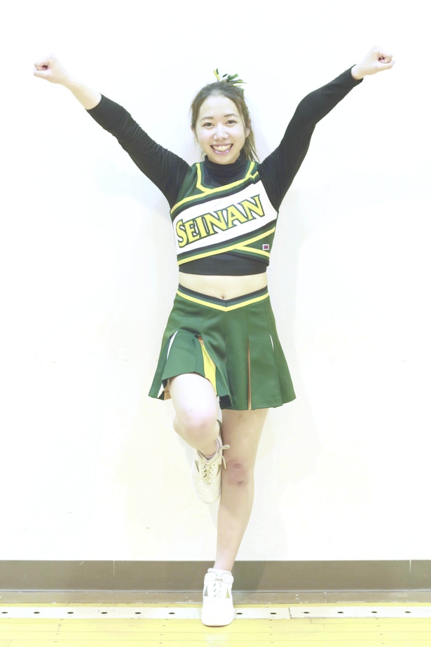 若松芽生さん　チアの魅力は「最高の仲間心」
