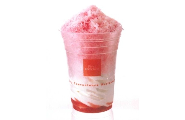 「氷シェイク(いちごミルク)」(260円)