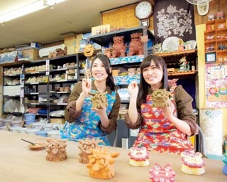 乃木坂46伊藤かりん＆相楽伊織が藤沢で陶芸体験！