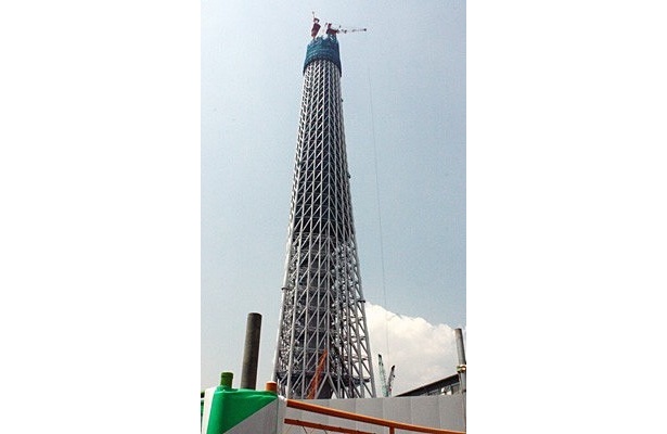 スカイツリーはすでに389m！