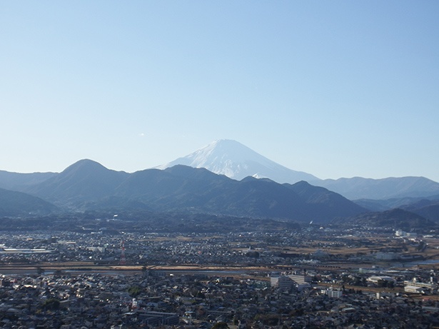 スタート近くのフジの広場からは天気がよければ富士山が拝める