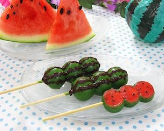 見た目も味も「すいか」な団子！毎年即日完売の商品が今年も登場