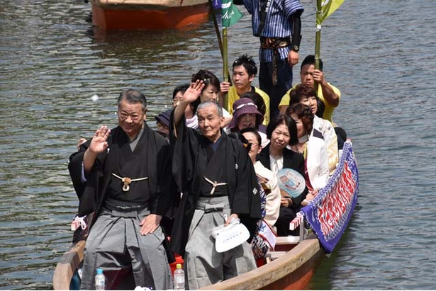 博多の初夏の風物詩「舟乗り込み」が盛大に行われた