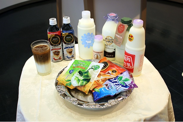 全国のご当地牛乳とネスカフェの濃縮タイプ製品で作るカフェメニューが楽しめる