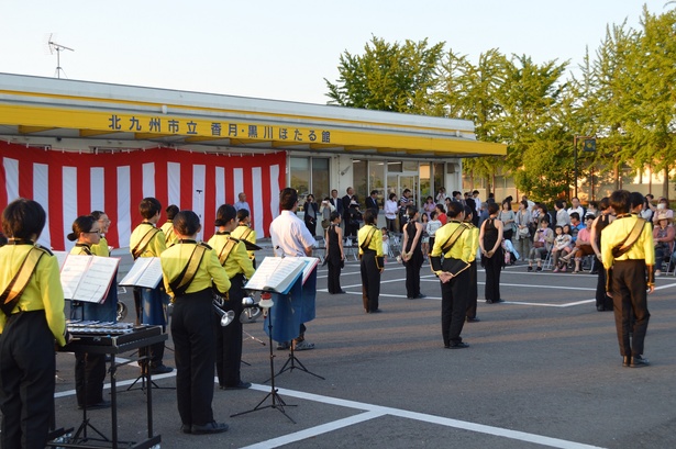 地元中学の吹奏楽部による演奏会などステージイベントも盛りだくさん