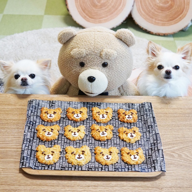 テッドのクッキー焼いたよ