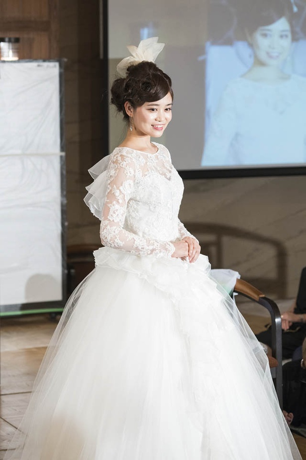 ミス・アース福岡に輝いた林田遥さん