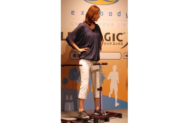 田丸麻紀さんは手を離してこなれた様子